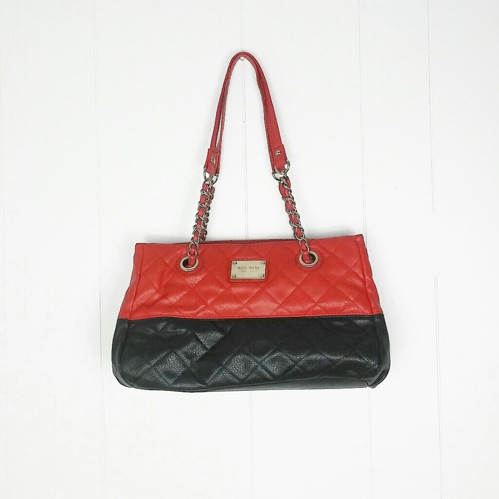 Nine West Red/Black Shoulder Bag
